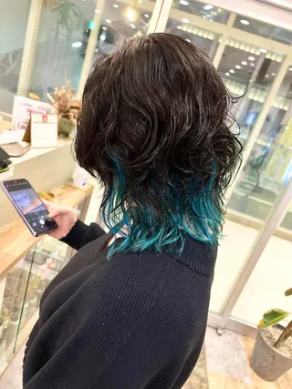 ミディアム カラー marble by KENJEのヘアスタイル