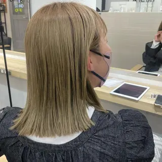 ミディアム SUNC/🤎 オオクマ　カナエ🤎のヘアスタイル