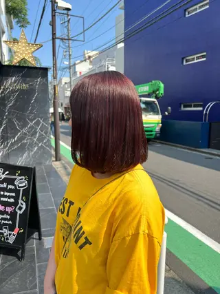 ショート カラー 似合わせヘア🫶🏻 つきいてるみのヘアスタイル
