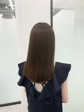 セミロング カラー 本格ヘッドスパ🌿 ×ヘア 佐藤のヘアスタイル