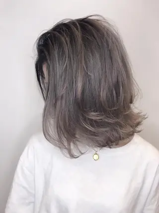 ミディアム カラー シールエクステ⭐️ オオミタクヤのヘアスタイル