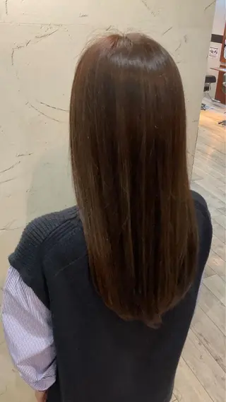 ロング カラー 馬場 美希のヘアスタイル