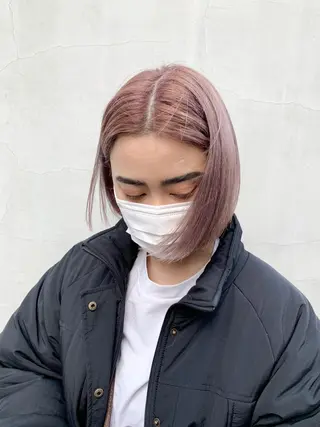 ショート カラー ヘアアレンジ yuka .のヘアスタイル