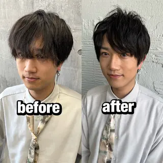 ショート 松下 純也のヘアスタイル