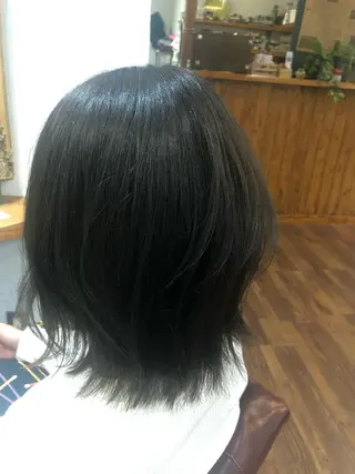 ミディアム 正田 美帆のヘアスタイル