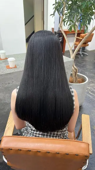 ロング カラー ミディアムレイヤー/ 艶カラー🎀　emiのヘアスタイル