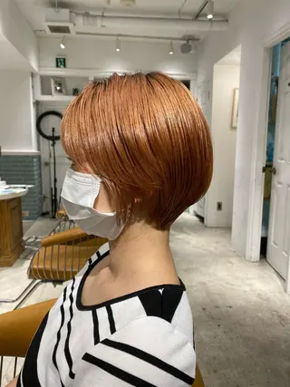 ショート 髪質改善レイヤー/ ボブたんの翔太のヘアスタイル
