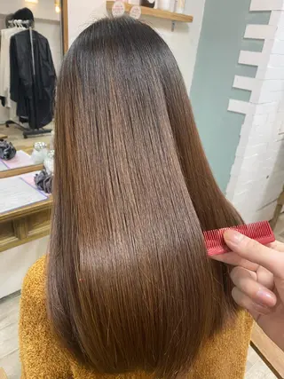セミロング 髪質改善✨ 角谷　勇のヘアスタイル