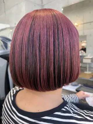 ミディアム カラー 小顔似合わせカット ┊︎*AYANO*のヘアスタイル