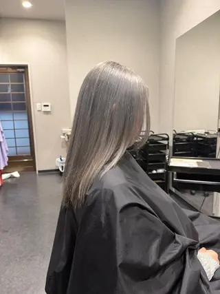 セミロング 髪質改善⚡️カラー 🍀武久 誠🍀のヘアスタイル