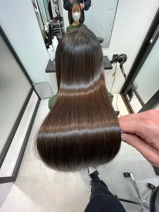 ロング 美髪矯正・ブリーチ 矯正🫧秋元ゆたかのヘアスタイル