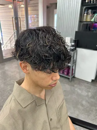 パーマ メンズ パーマ支持率No.1 ❤️🔥安成弾のヘアスタイル