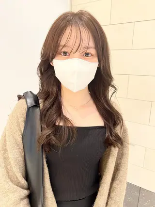 ロング カラー フルガキ ハルカ天神美容室のヘアスタイル