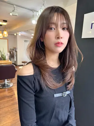 ロング カラー 似合わせレイヤー 🇰🇷荒木洋文のヘアスタイル