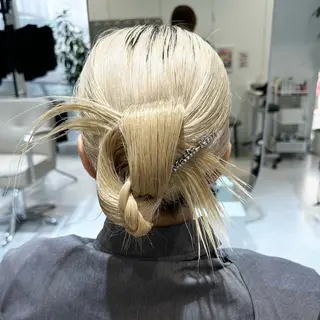 セミロング ヘアアレンジ なりた るいのヘアスタイル