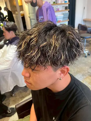 カラー メンズ メンズカット パーマ特化  清士郎のヘアスタイル