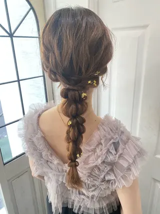 ヘアアレンジ uros.中目黒 moekaのヘアスタイル