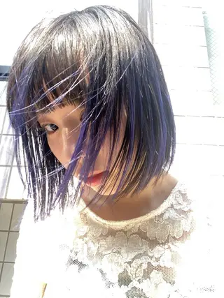 ショート YUUKI/ウルフ .ボブパーマのヘアスタイル