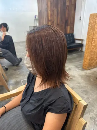 ミディアム カラー 横浜/メンズ特化/ Farbe/田中颯斗のヘアスタイル