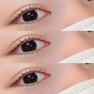 セミロング カラー ヘアアレンジ マツエク・マツパ 🍓Rei naのマツエク・マツパデザイン