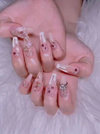 ネイル 長さだし専門店 M2　rikaのネイルデザイン