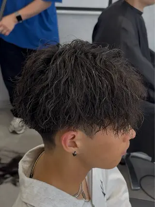 ミディアム 高橋 昂大のヘアスタイル