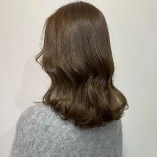 ミディアム カラー 髪質改善サロン🫧 戎谷栞菜のヘアスタイル