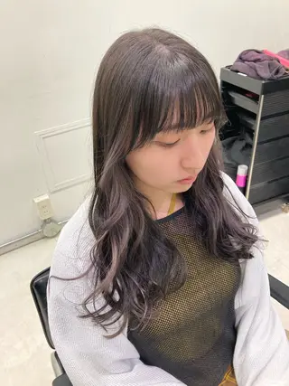 ロング カラー 💖ブリーチなし透明 感💖ASAHIのヘアスタイル