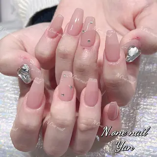 ネイル 長いだし/スカルプ/ パラシェルN.oneのネイルデザイン