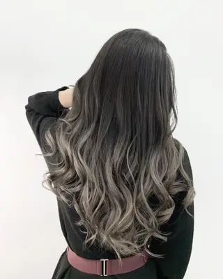 ロング カラー パーマ ヘアアレンジ キッズ ★ 里奈★のヘアスタイル