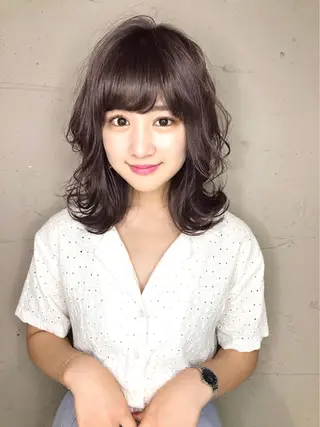 ミディアム 成城美容室 YOSHIMURAのヘアスタイル