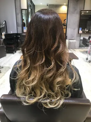 セミロング カラー パーマ ヘアアレンジ メンズ キッズ ネイル マツエク・マツパ EnBlesS西宮 マンツーマン神道有基のヘアスタイル