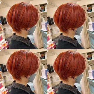 ショート カラー レイヤー×艶髪特化 マネージャー安藤光司のヘアスタイル