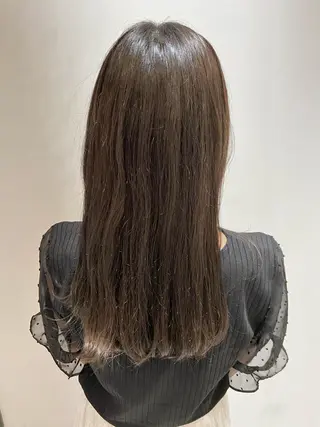 セミロング カラー 🐺ウルフ/レイヤー 似合わせ‎🤍沙羅のヘアスタイル