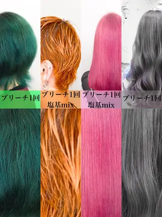 カラー ✨デザインカラー✨ ハイトーン　森貴章のヘアスタイル