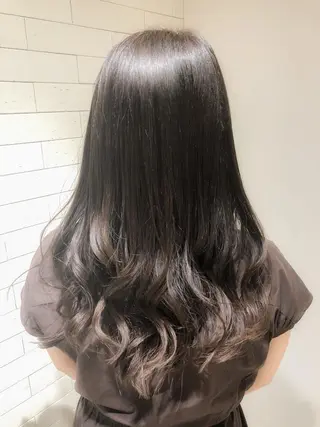 ロング カラー ヘアアレンジ レイヤー×ヘッドスパ *保田遥*のヘアスタイル