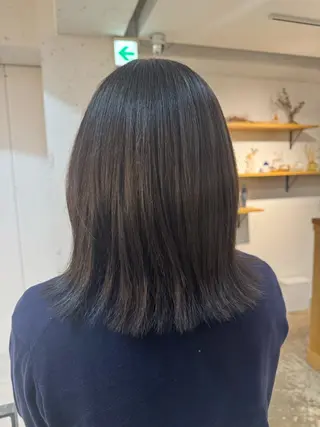 ミディアム 🧤ル ウ🧤のヘアスタイル