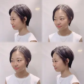 ショート カラー ヘアアレンジ 柔らか垢抜けｶﾗｰと ｶｯﾄ🫧ASUKAのヘアスタイル