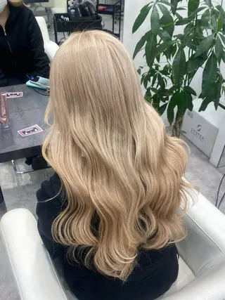 ロング カラー 透明感カラー/髪質 改善🎀suzukaのヘアスタイル