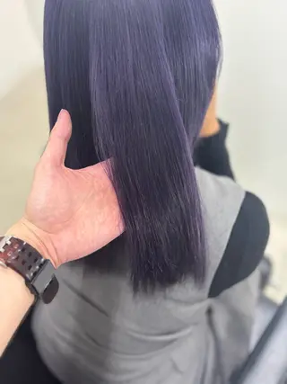 ミディアム カラー 冨木 雄斗のヘアスタイル
