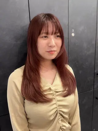 ロング カラー Ｖｉｏｔ  銀座 樋口 桃佳のヘアスタイル