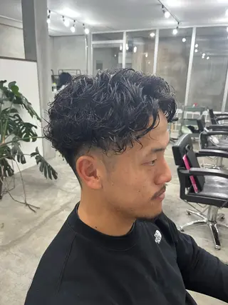 ショート パーマ メンズ メンズ満足度No.1 代表 北野拓海 蕨のヘアスタイル
