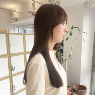 ロング 似合わせヘア🤍 面田法子のヘアスタイル