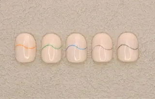 ネイル ゆら 練習生💅🏻のネイルデザイン