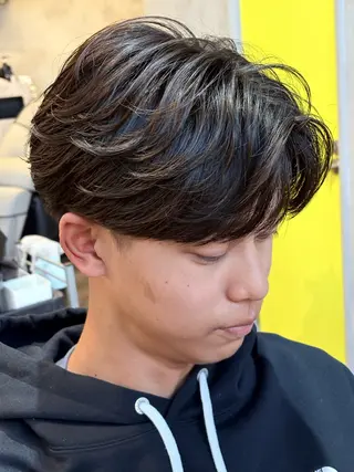 ショート パーマ メンズ 🌀rooomen 各務原/龍之介のヘアスタイル