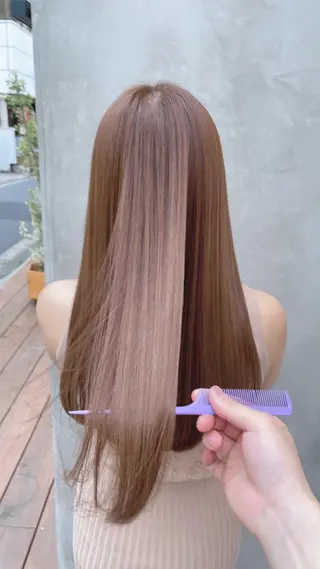 ロング 中顔面短縮 顔まわり新田大翔のヘアスタイル