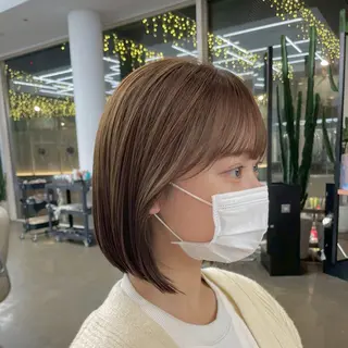 ショート 🎧ayaka/ボブ /透明感カラー🩵のヘアスタイル