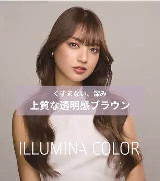 カラー 興津/韓国レイヤー ダブルカラー美髪縮毛のヘアスタイル