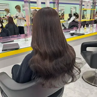 セミロング カラー ヘアアレンジ mai🍑暖色カラー /レイヤー💖のヘアスタイル