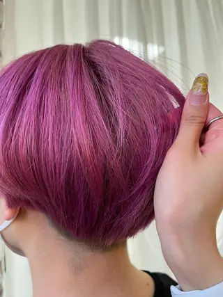 ショート u n aのヘアスタイル